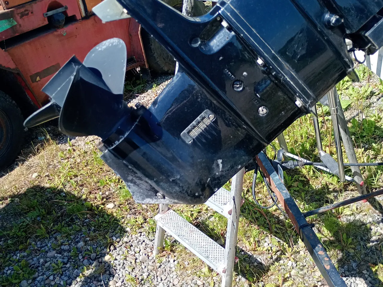 Billede 6 - Båd med påhængsmotor
