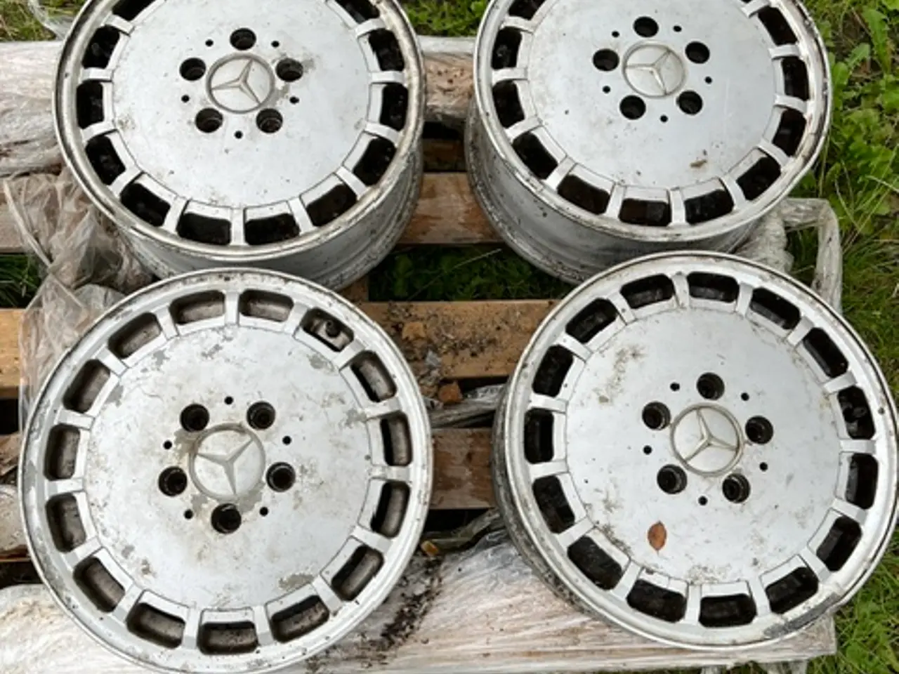 Billede 1 - Originale Mercedes alufælger, 16" 4 stk.