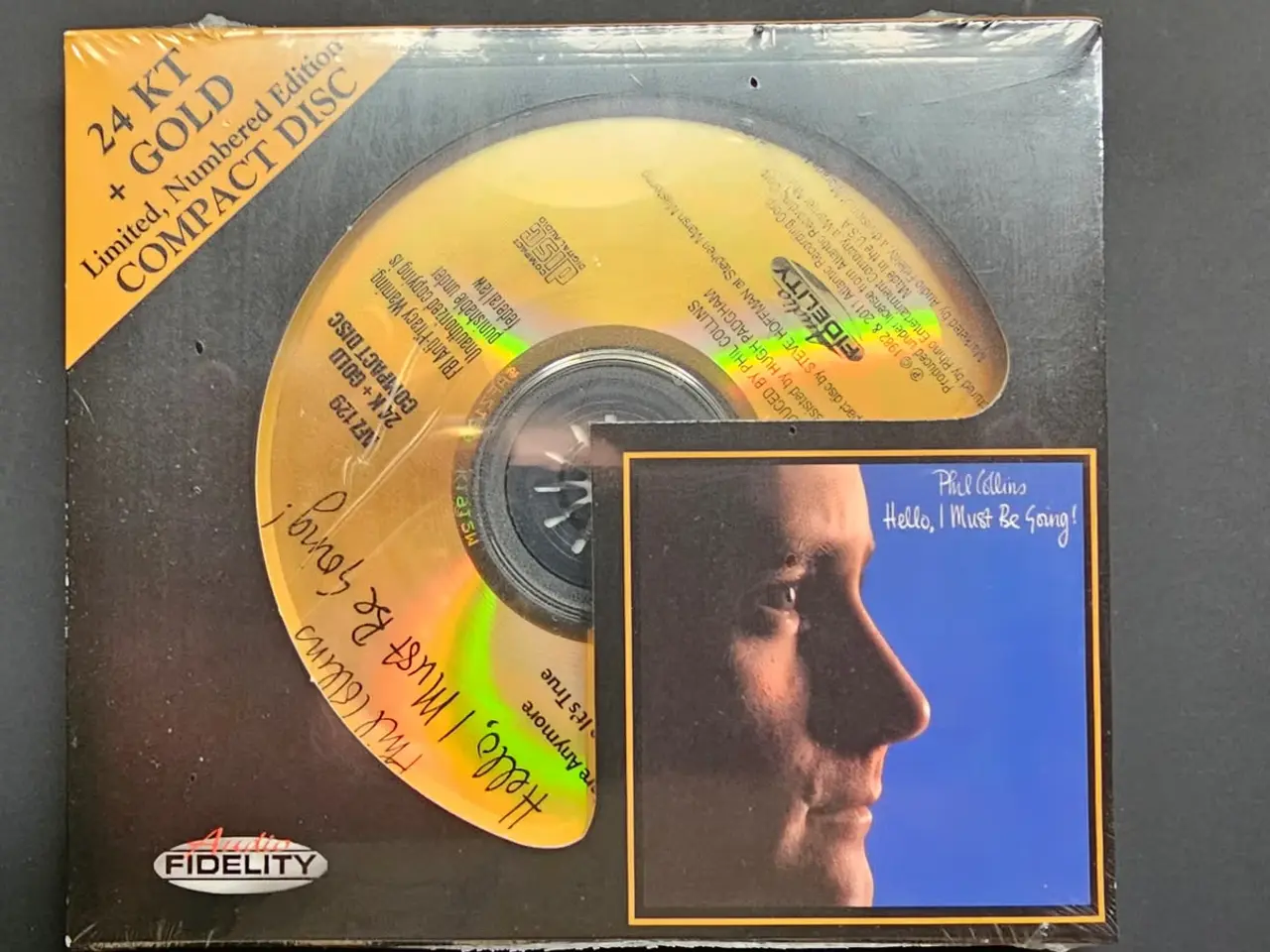 Billede 2 - PHIL COLLINS Hello, I Must Be Going! 24K Gold 