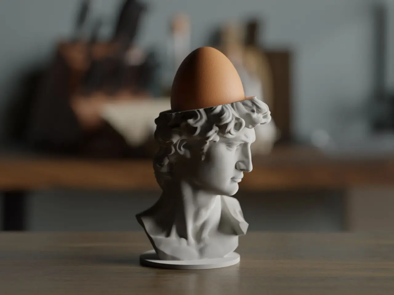 Billede 3 - Æggebæger- Michelangelo møder morgenmaden
