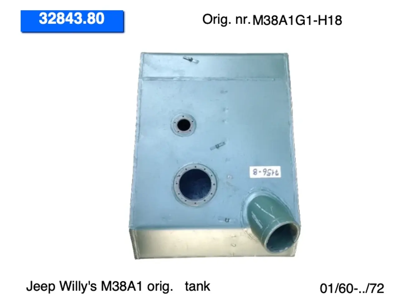Billede 1 - Jeep Willy's M38A1 (60-72) tank