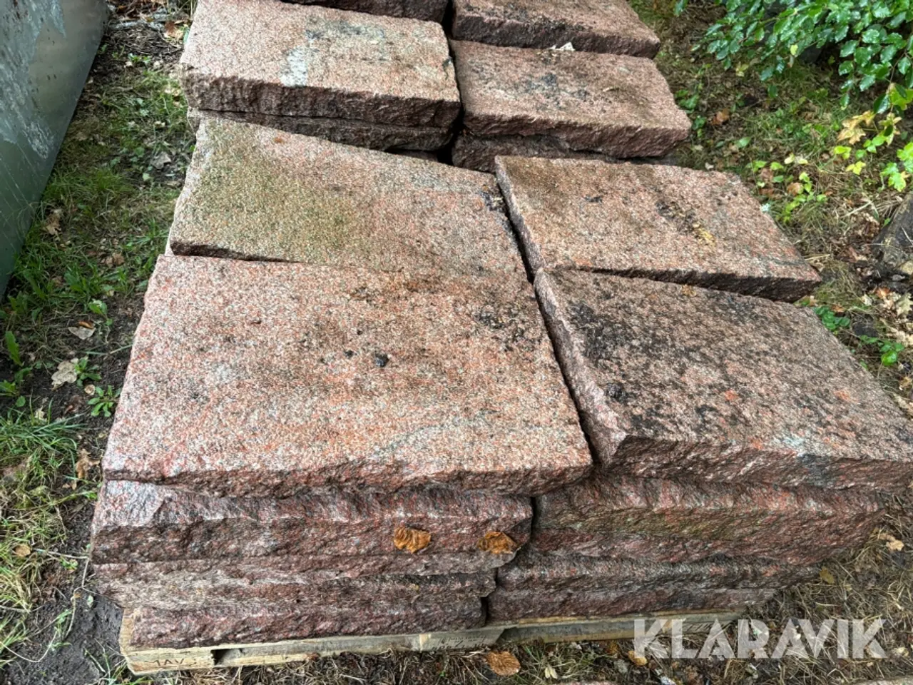 Billede 4 - Granit sten Bornholmsk Granit Rød 140 hele sten