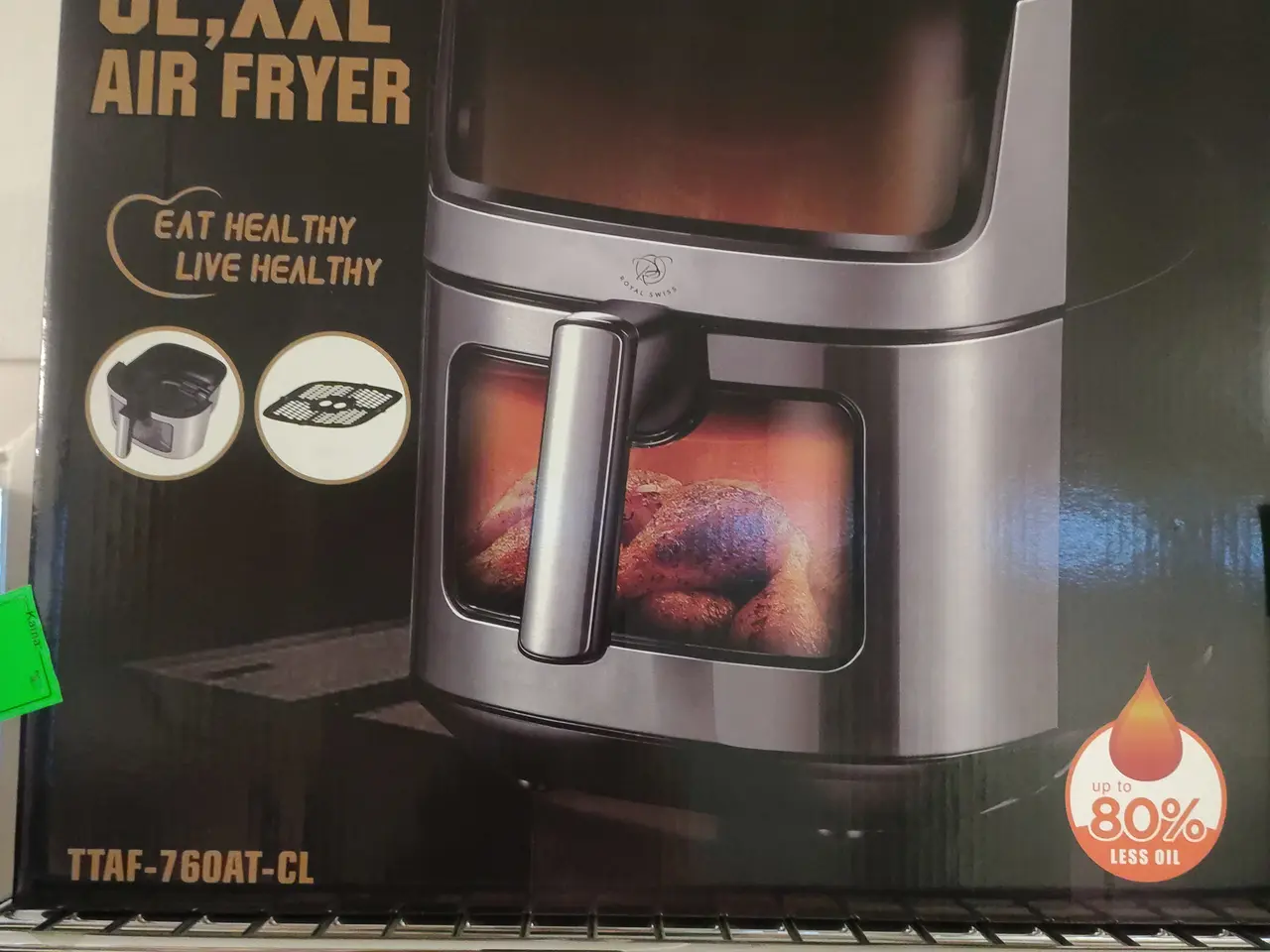 Billede 1 - AirFryer, ny. XXL ROYAL SWISS