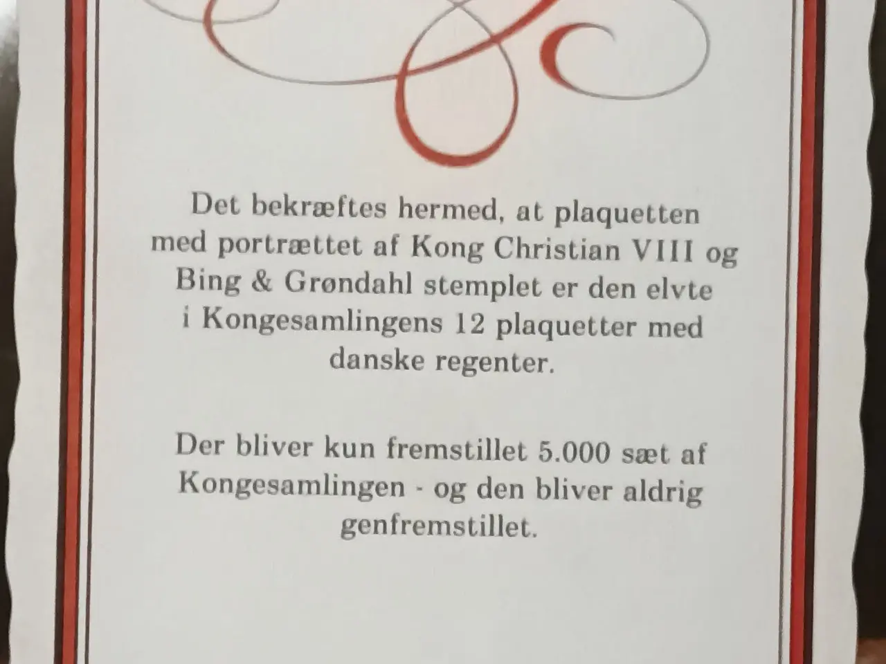 Billede 1 - Bing & Grøndahl "Kongesamlingen" – 7 smukke platte