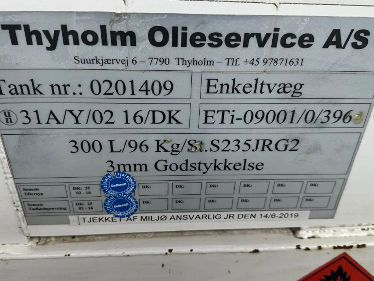 Billede 5 - Diesel tank med pumpe
