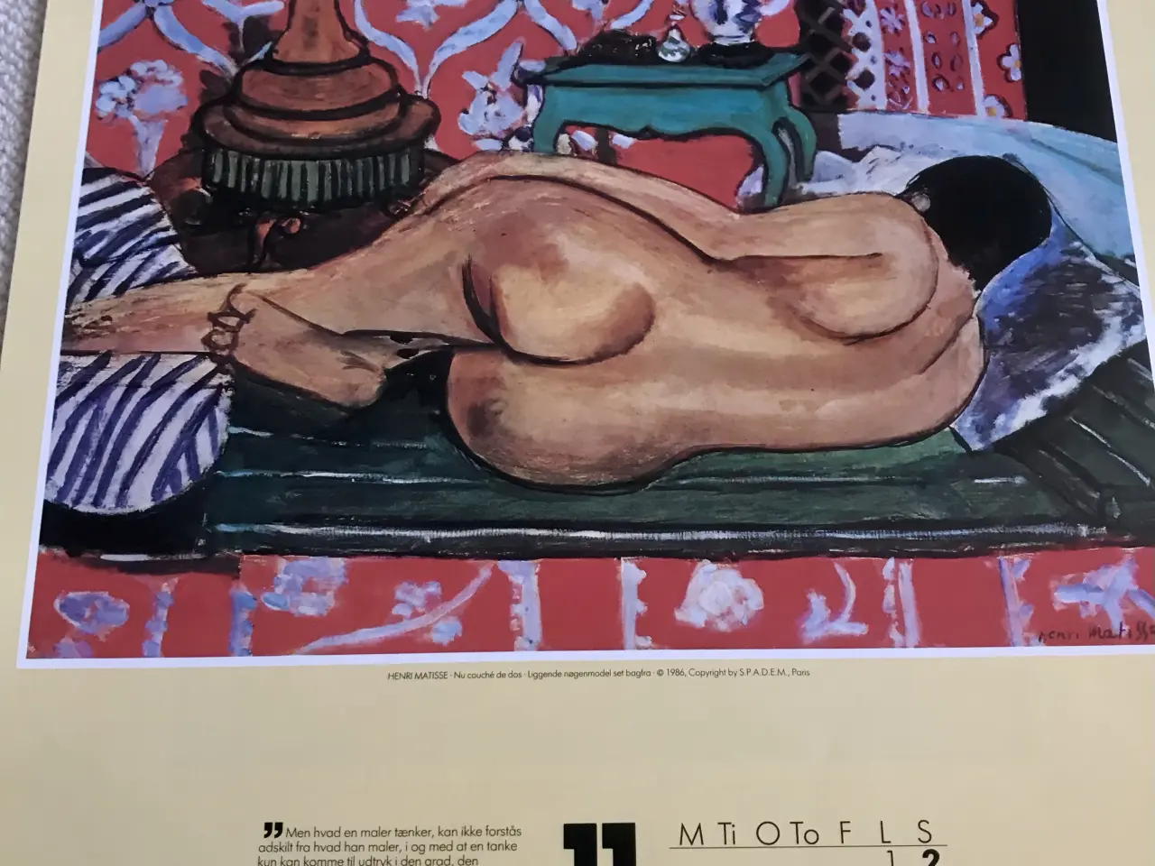 Billede 2 - Mathisen Kunst Kalender. 