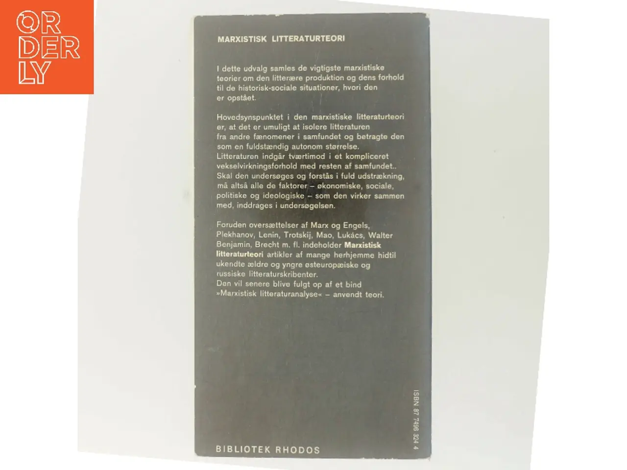 Billede 3 - Marxistisk litteraturteori – en antologi (Bog)