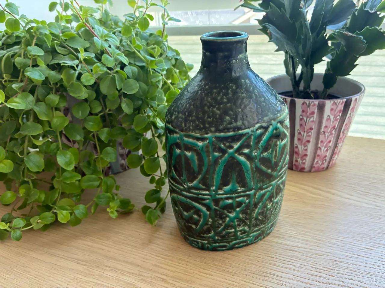 Billede 3 - Vase i fajance / Baca stil - Aluminia