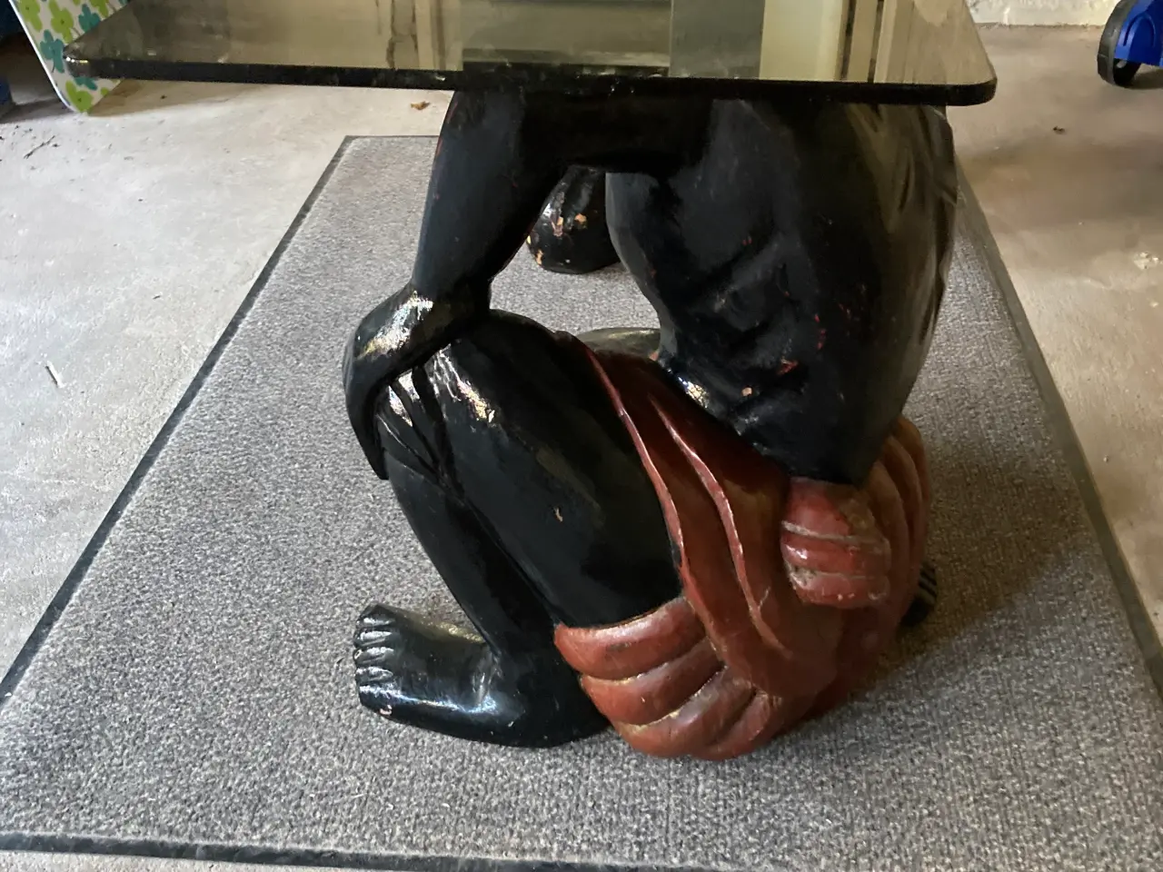 Billede 2 - Bord træfigurer med aftagelig glasplade