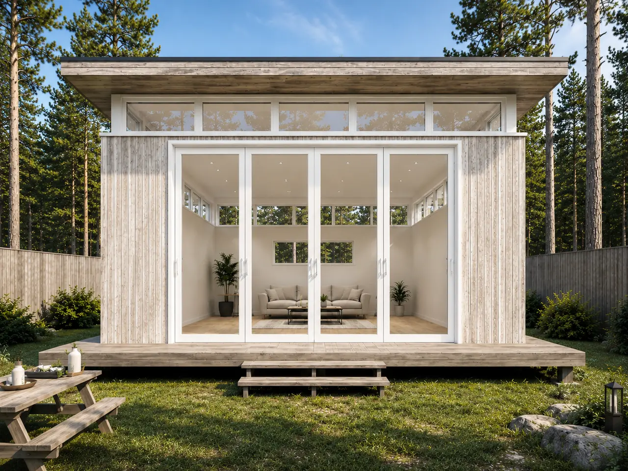 Billede 4 - Isoleret glas anneks, hobbyrum, tinyhouse,skur