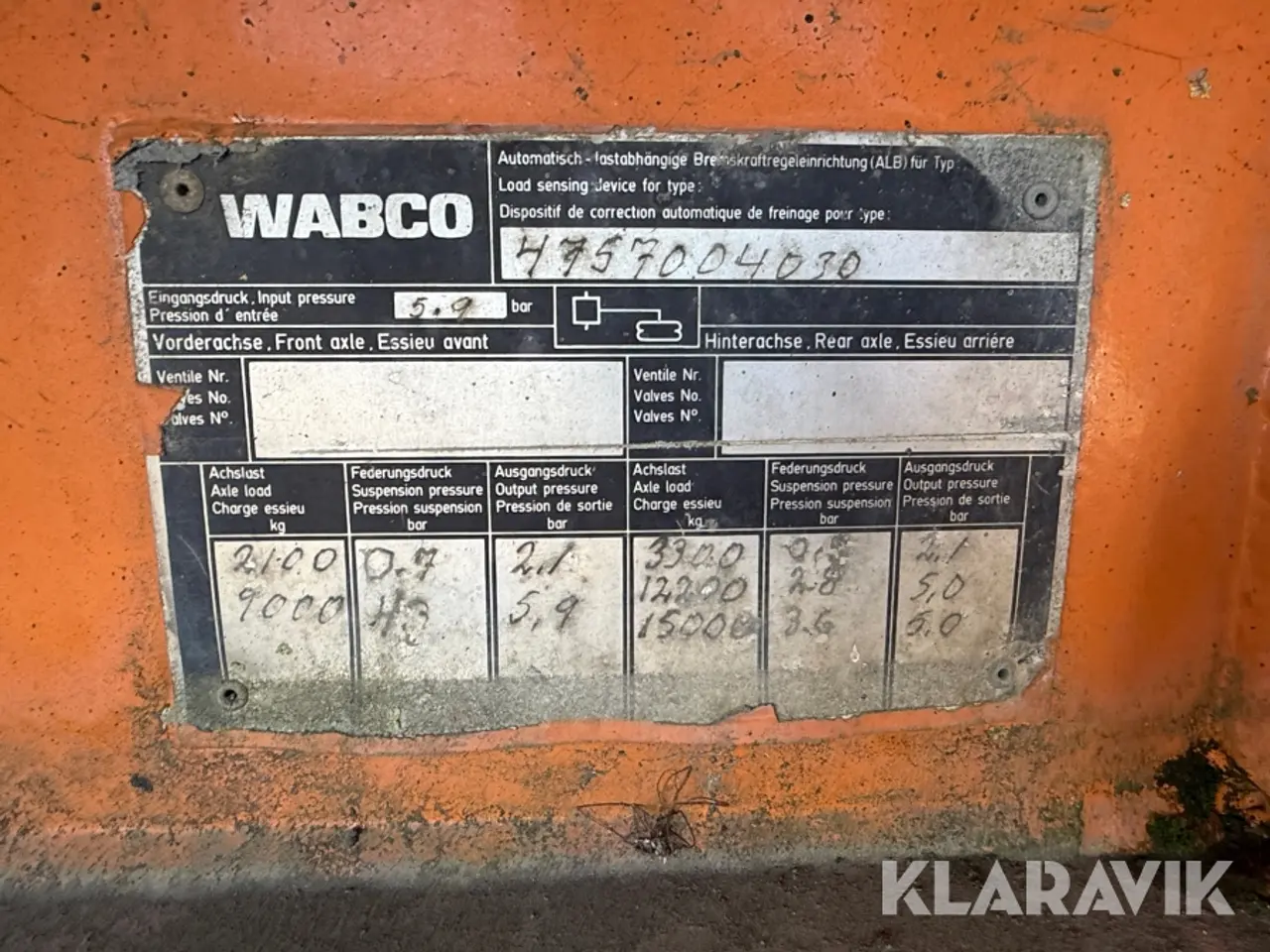 Billede 9 - Vandvogn Wabco Tp240