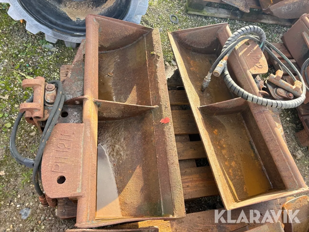 Billede 1 - Hydraulisk kipskovl 2styk Ebco 1000mm