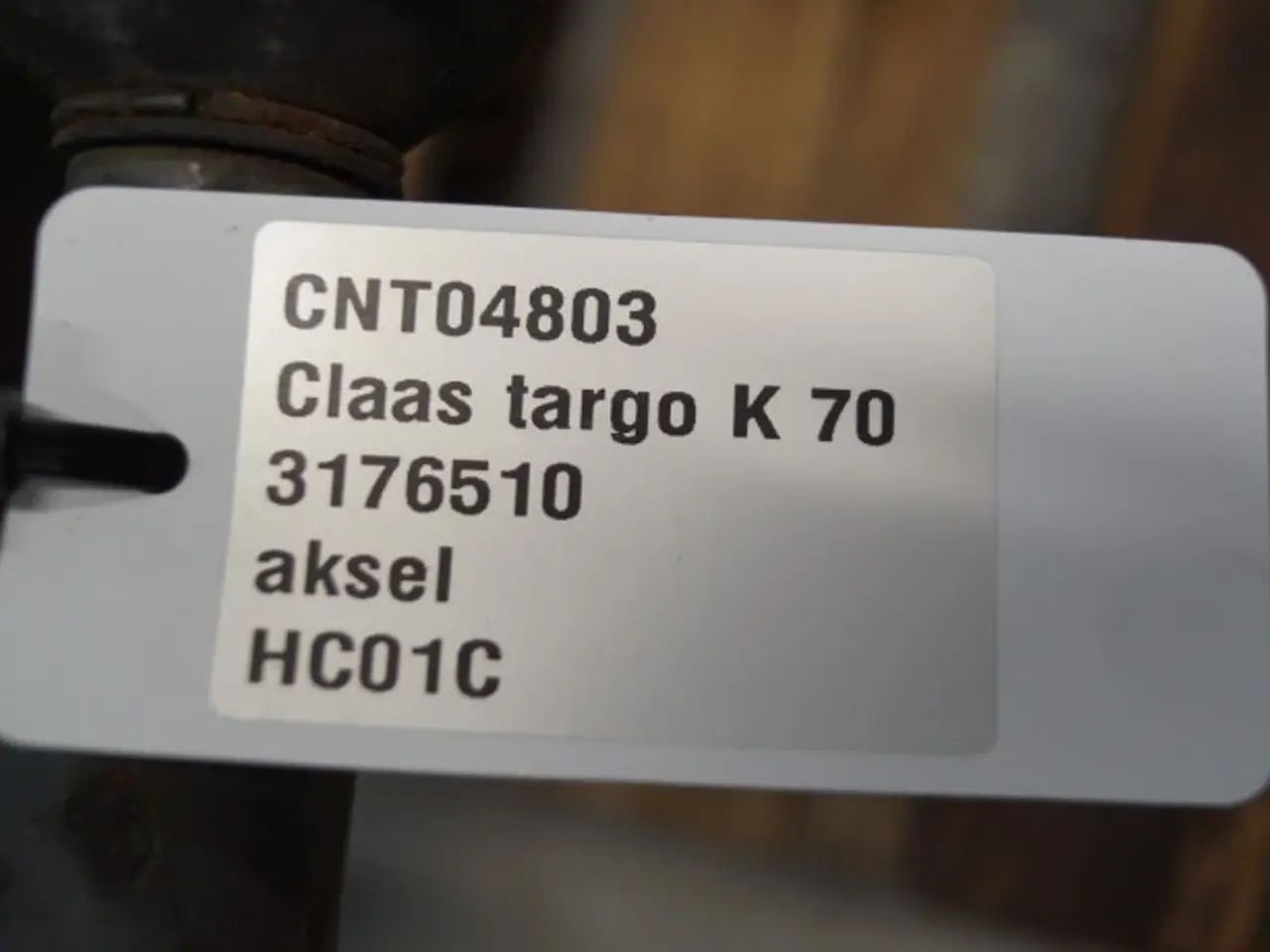 Billede 6 - Claas Targo K70 Bagaksel 3176510