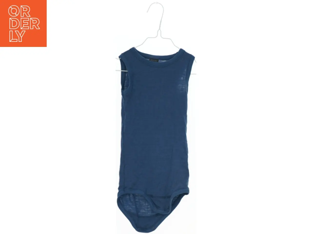 Billede 1 - Blå uldbodystocking til baby fra Dilling (str. 92)