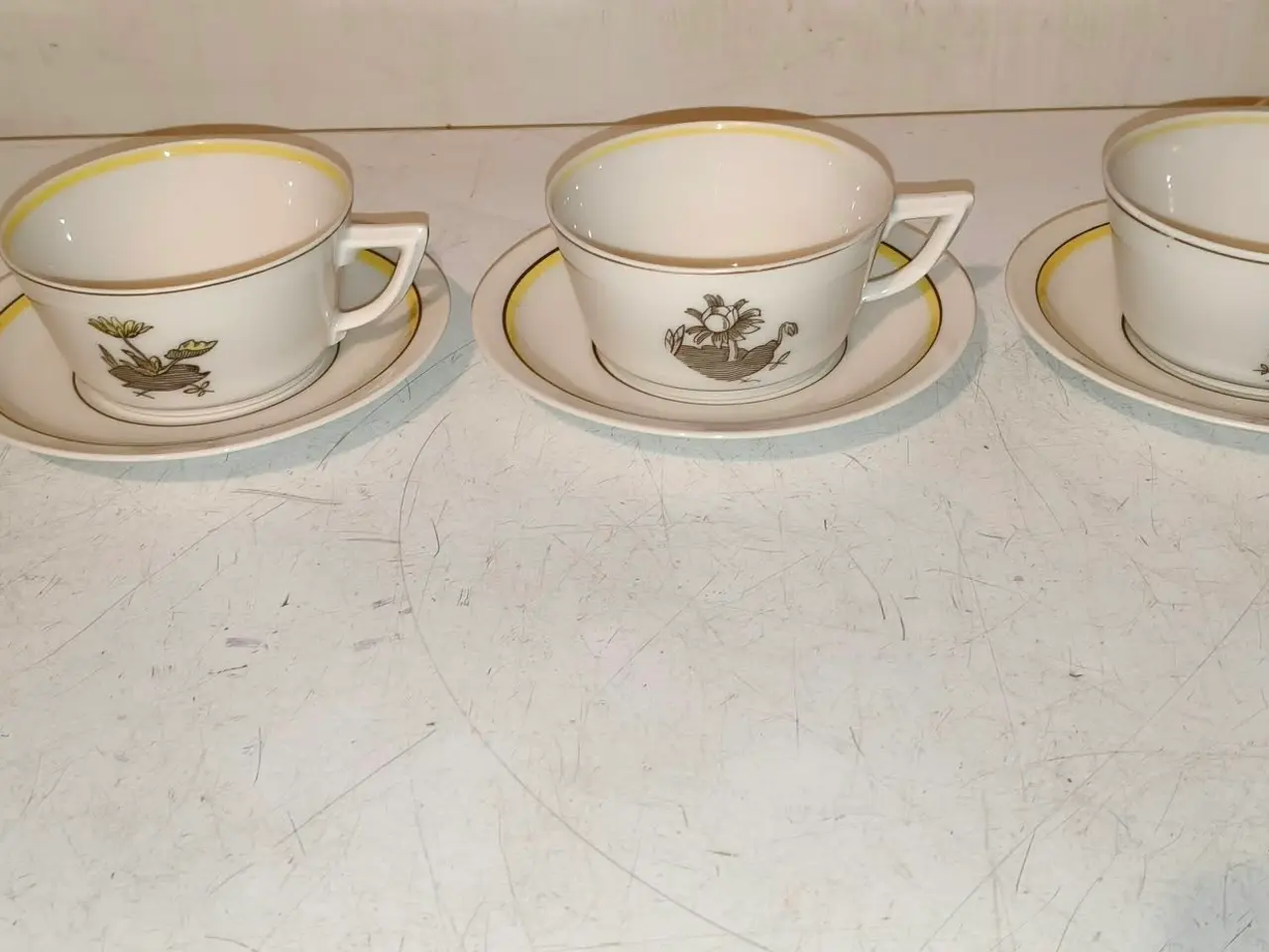 Billede 1 - 3 fine kaffekopper af mærke forår 