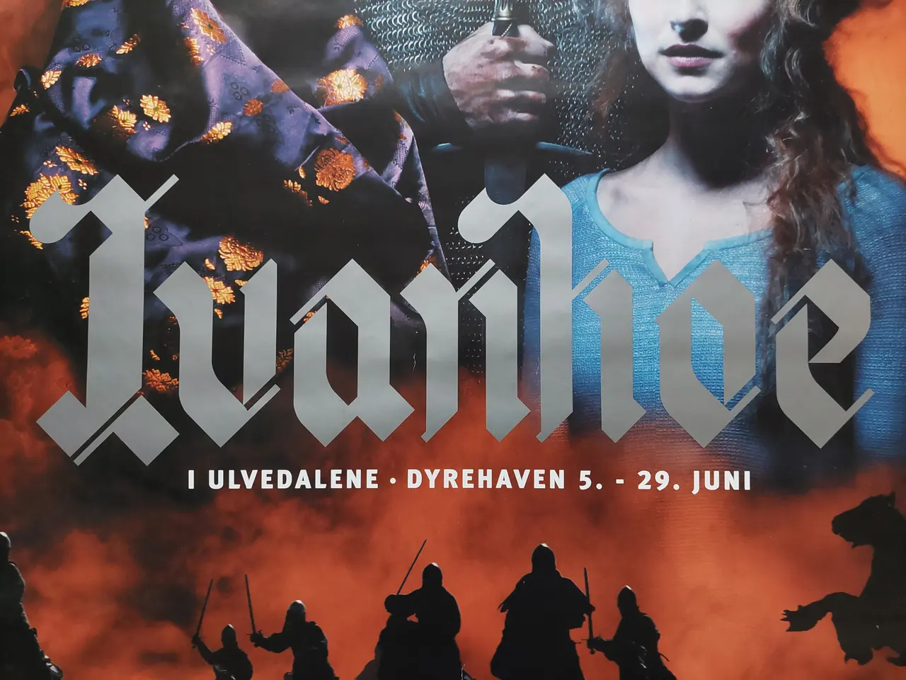 Billede 4 - Original Ivanhoe teaterplakat (1996)