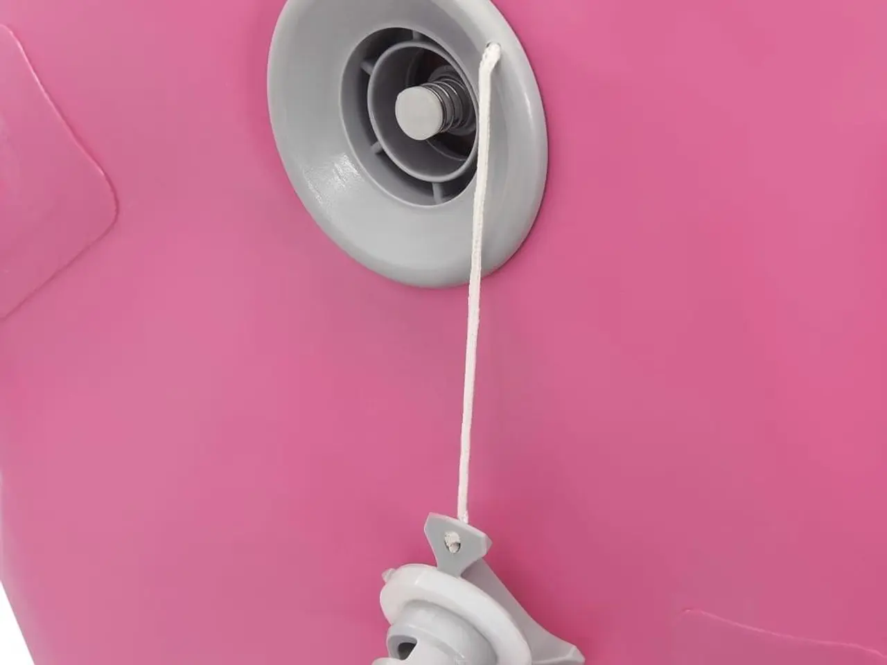 Billede 7 - Oppustelig gymnastikrulle med pumpe 120x90 cm PVC lyserød