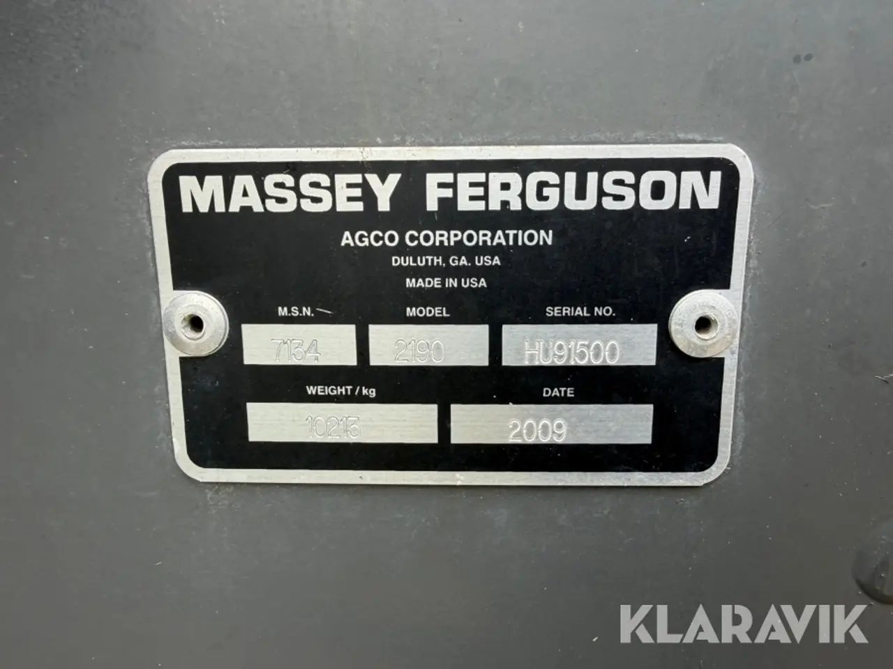 Billede 8 - Storballepresser Massey Ferguson 2190 4 × 4 fod