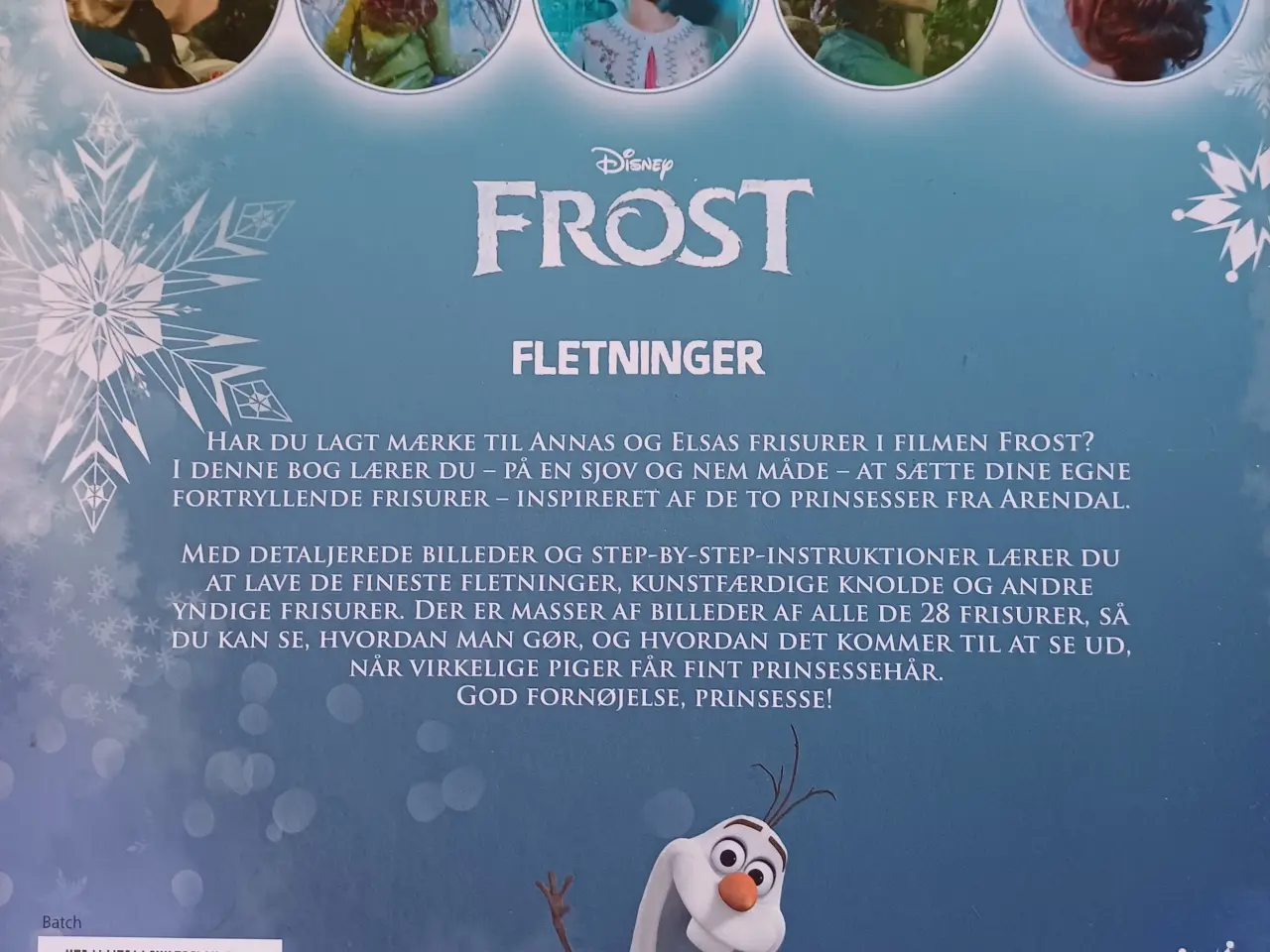 Billede 3 - Frost Fletninger bog inspireret af Anna og Elsa