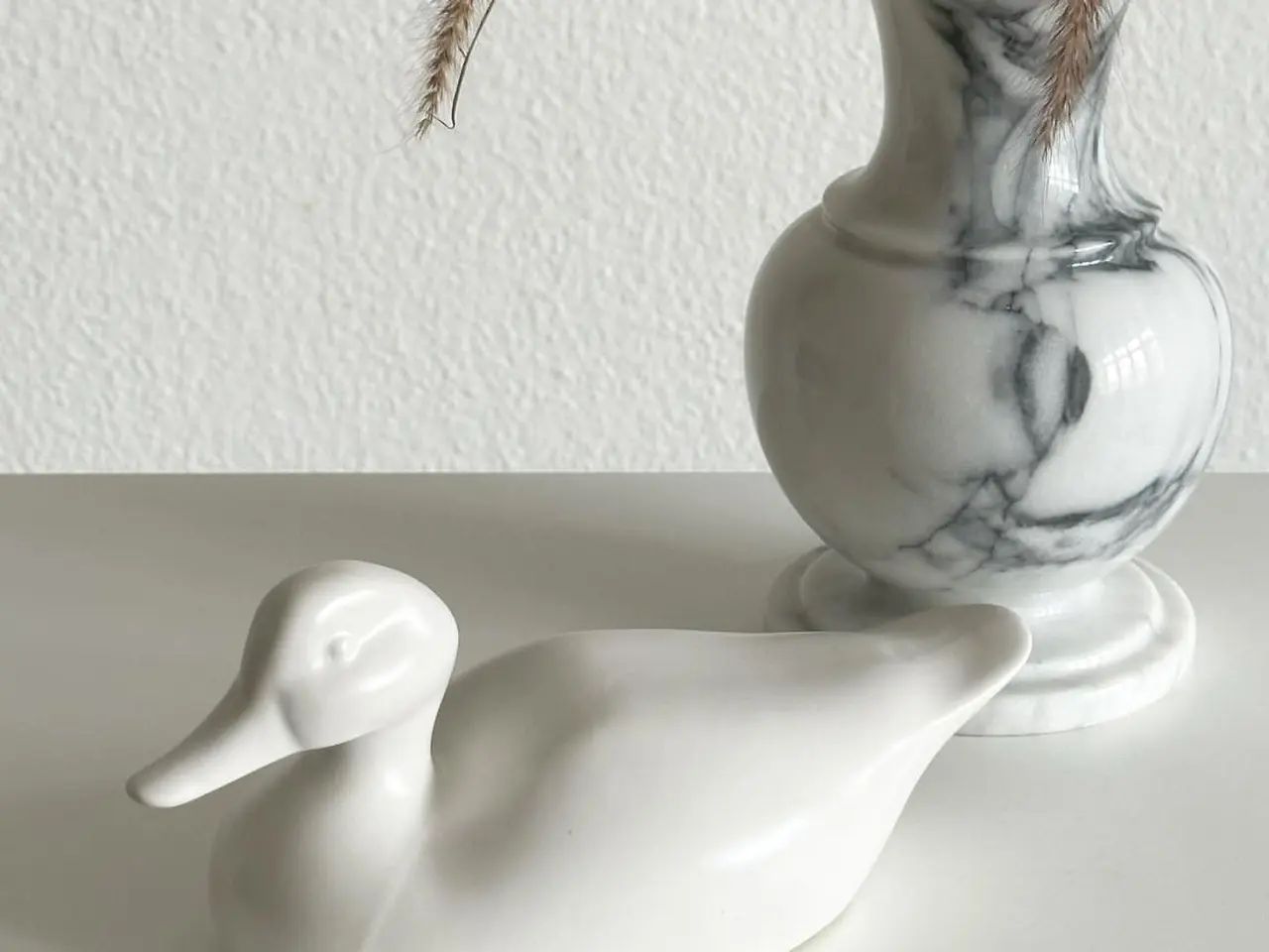 Billede 1 - And, figur m hvid glasur, NB