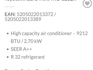 NY Varmepumpe m/wifi købt på COOP.DK