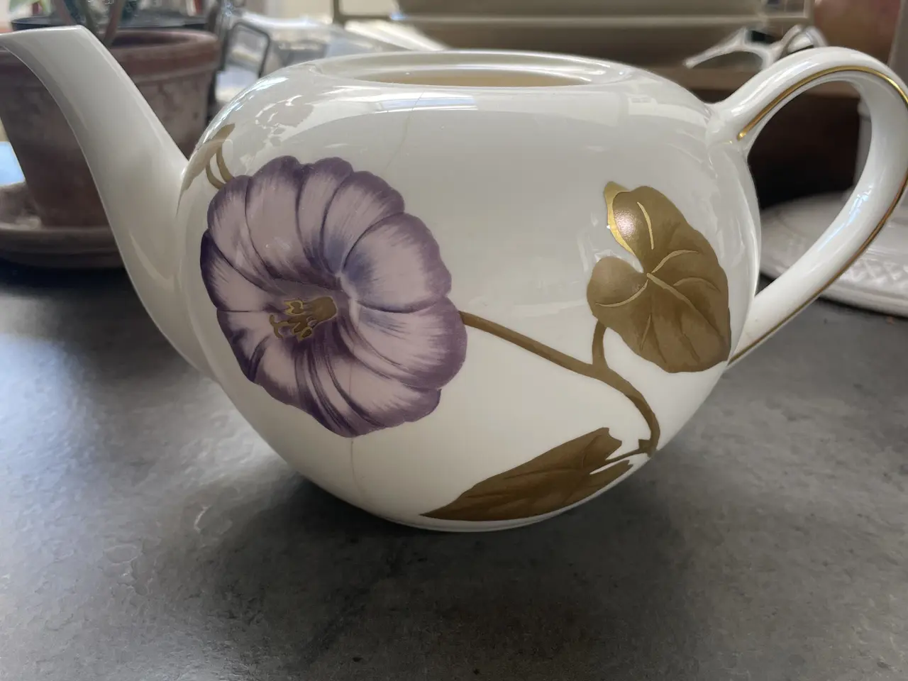 Billede 3 - Royal Copenhagen tekande flora thekande