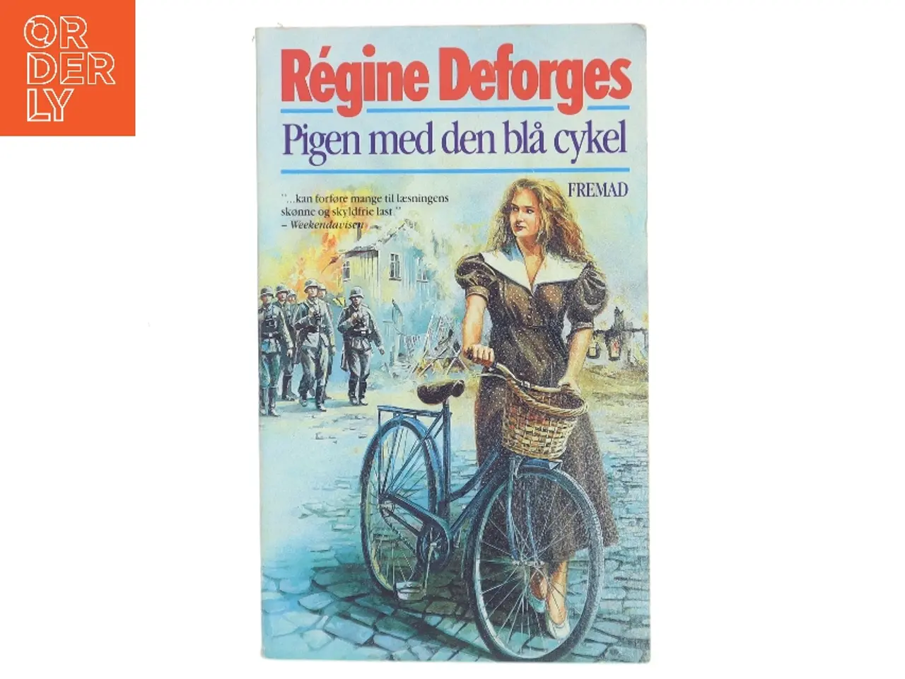 Billede 1 - Pigen med den blå cykel : 1939-42 af Régine Deforges (Bog)