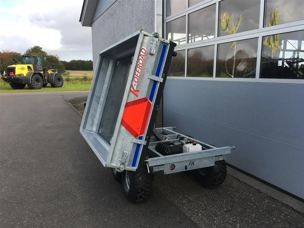 Billede 4 - K-vognen K-Offroad 1,2 tons Boggievagn TILBUD - 3-vejs tip, el-hydraulisk