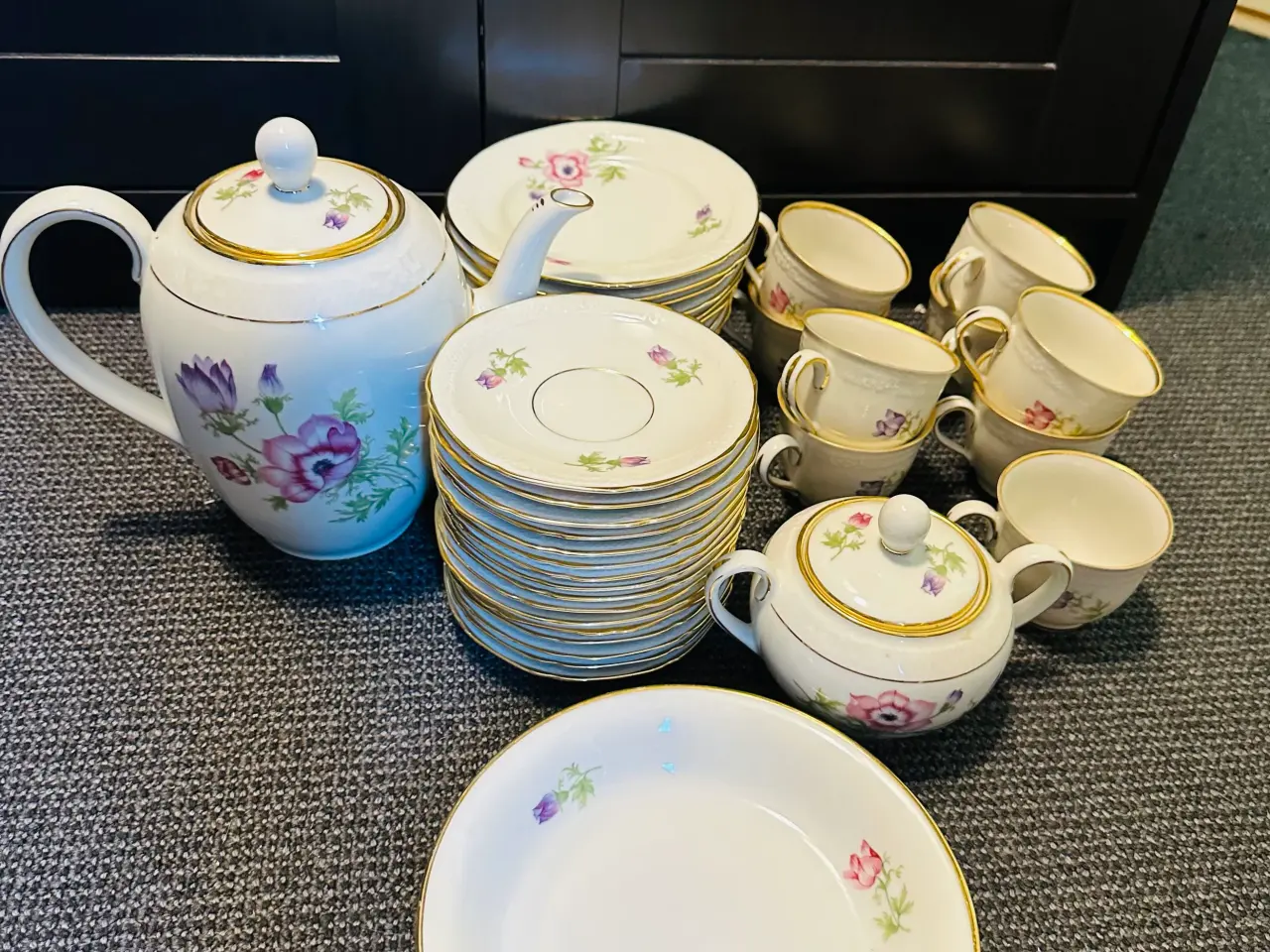 Billede 1 - Rosa Rosenborg kaffestel