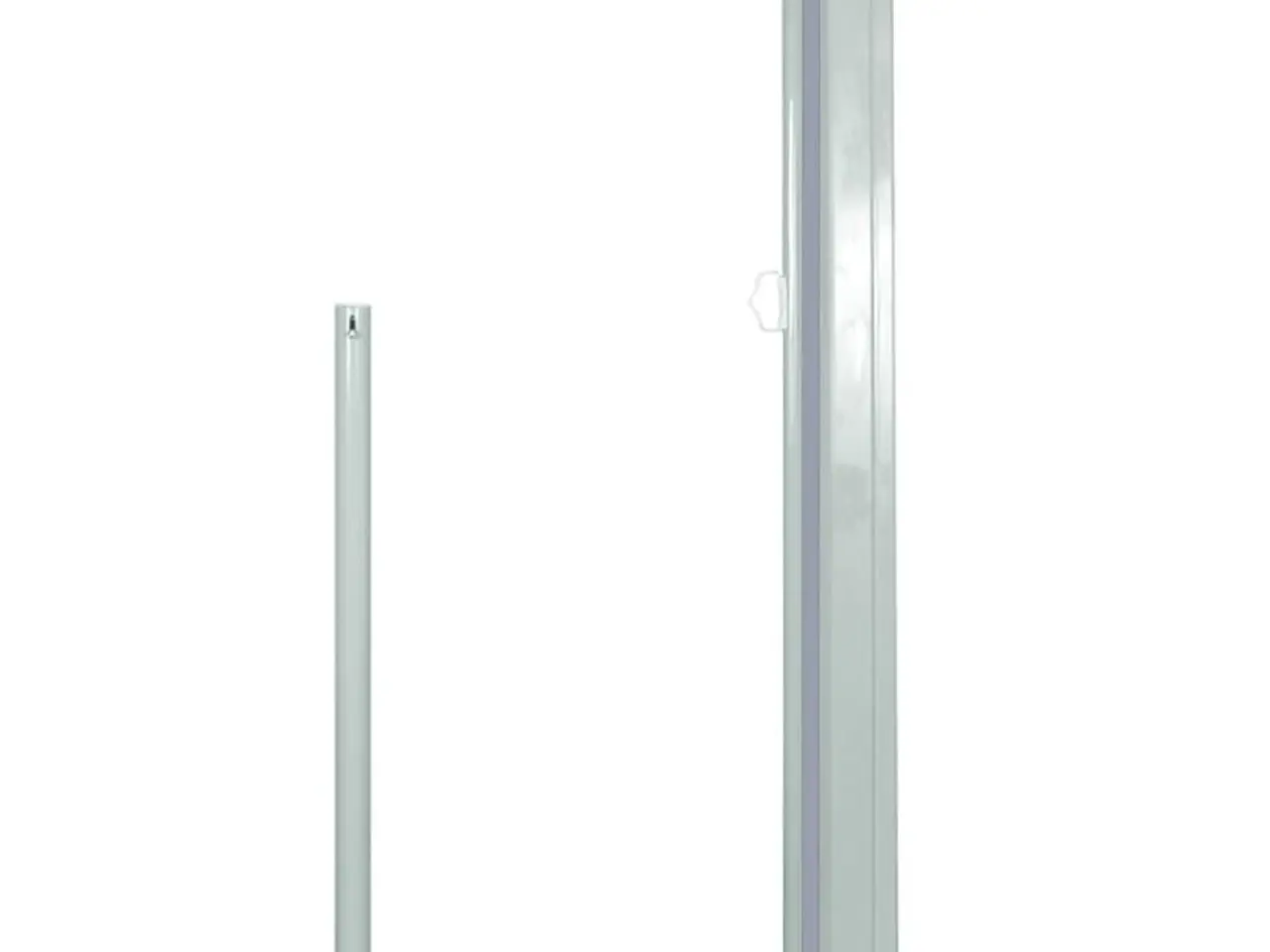 Billede 2 - Sammenrullelig sidemarkise 120×300 cm - grå