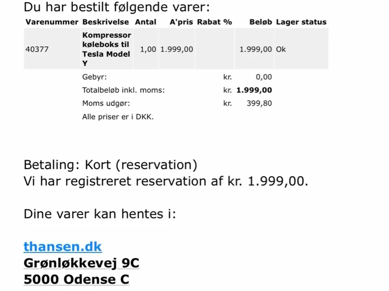 Billede 5 - Raze køleboks med kompressor til Tesla model Y