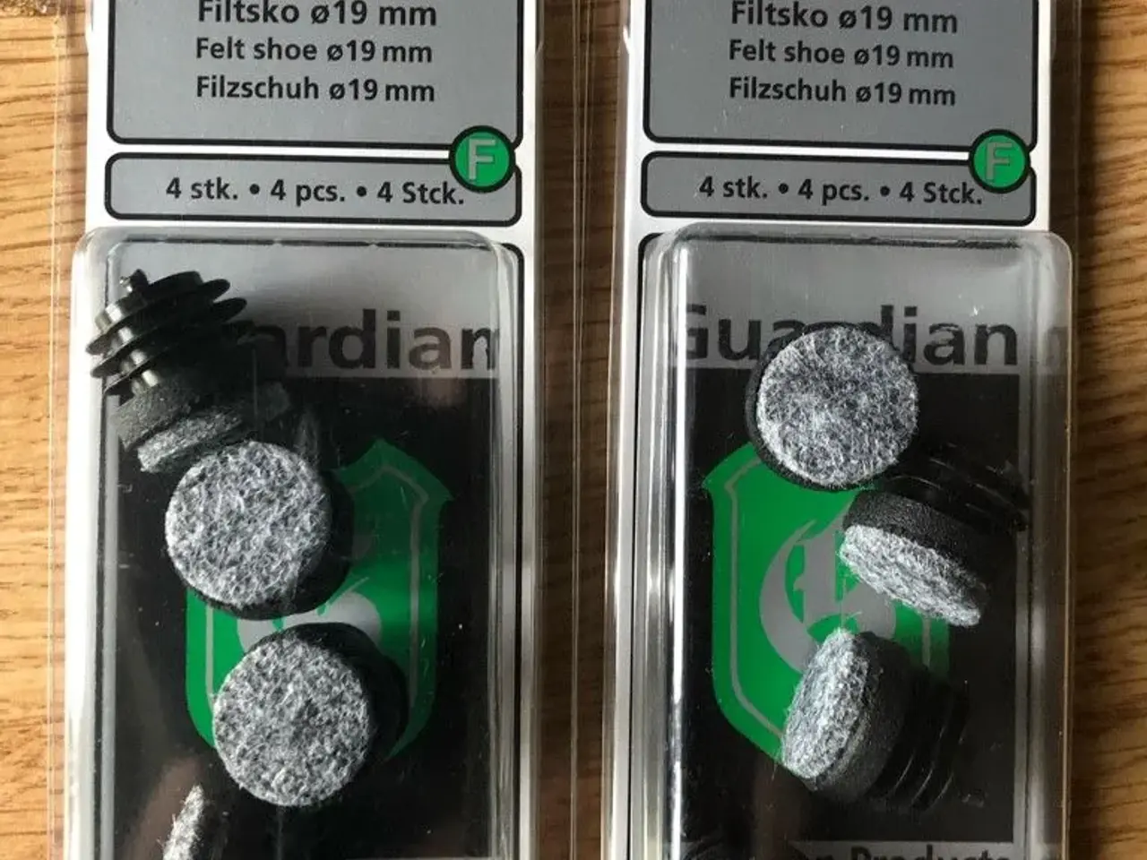 Billede 2 - 19 mm Guardian filtsko & dupper til stole