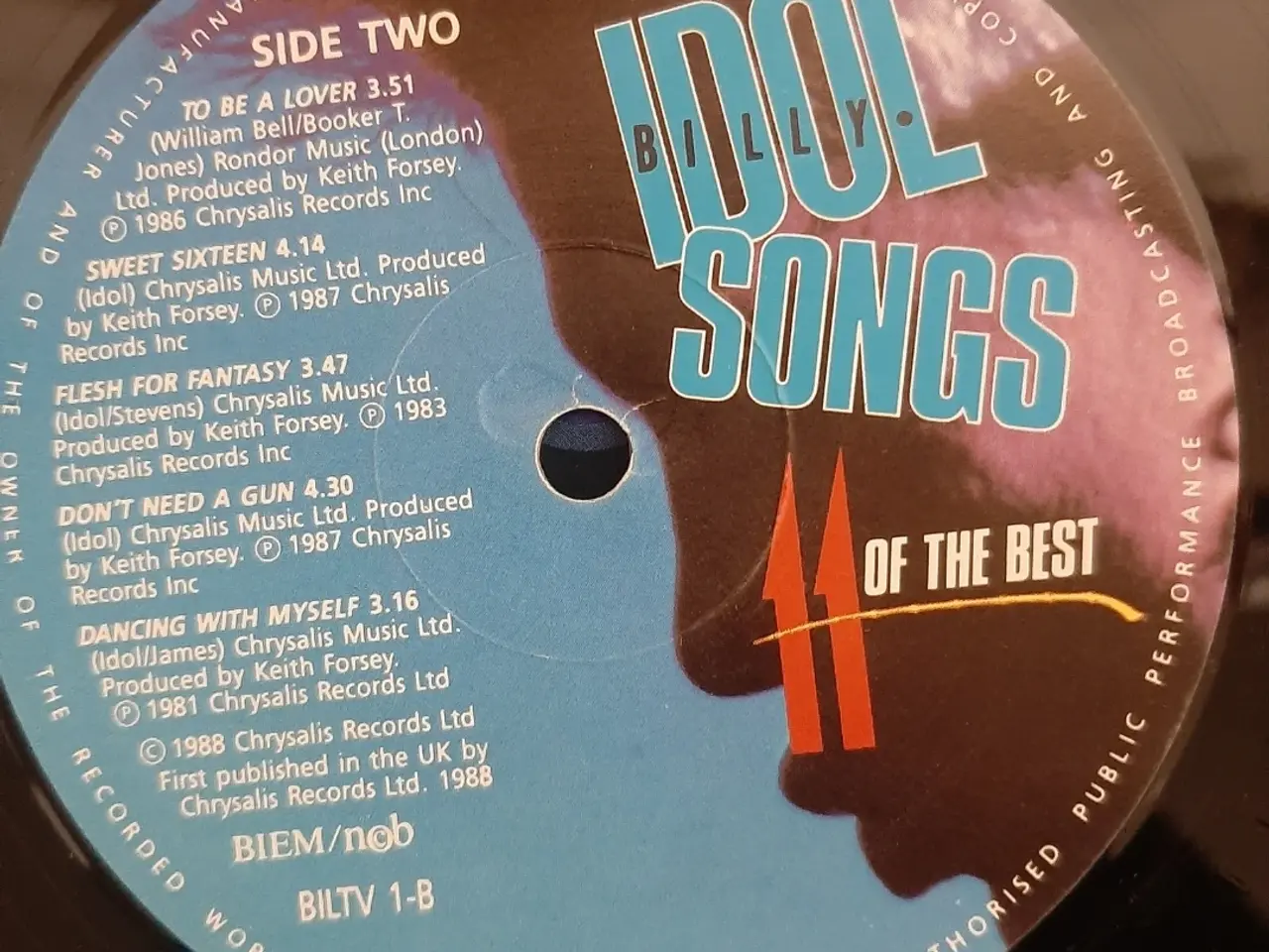 Billede 2 - BILLY IDOL 11 OF the best vinyl