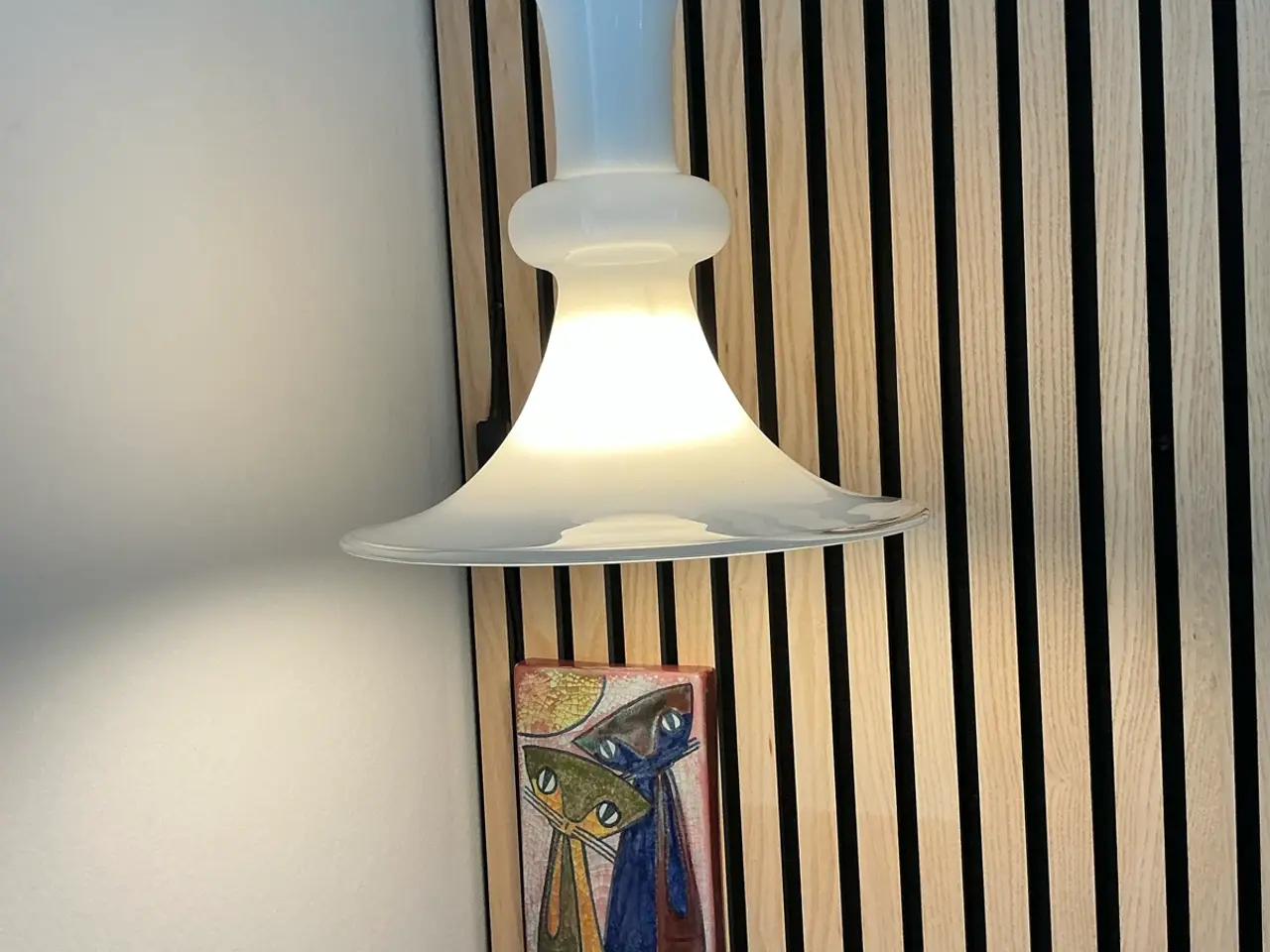 Billede 2 - Pendel i opalglas