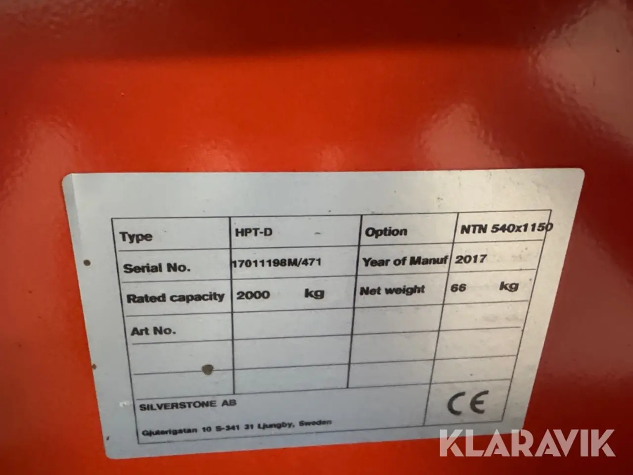 Billede 5 - Palleløfter ErgoLift HPT-D Max 2000 kg