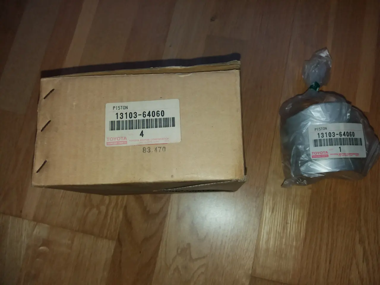 Billede 2 - 4 stk. stempler Toyota Corolla - Corona