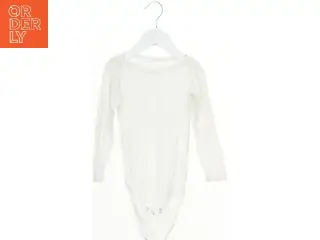 Hvid bodystocking med lange ærmer fra Name It (str. 92)