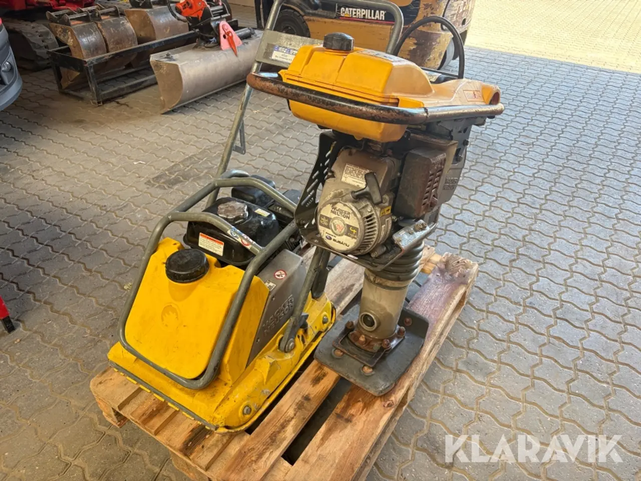 Billede 1 - Pladevibrator Wacker Neuson WP1550 og jordloppe Wacker Neuson BS50-4s