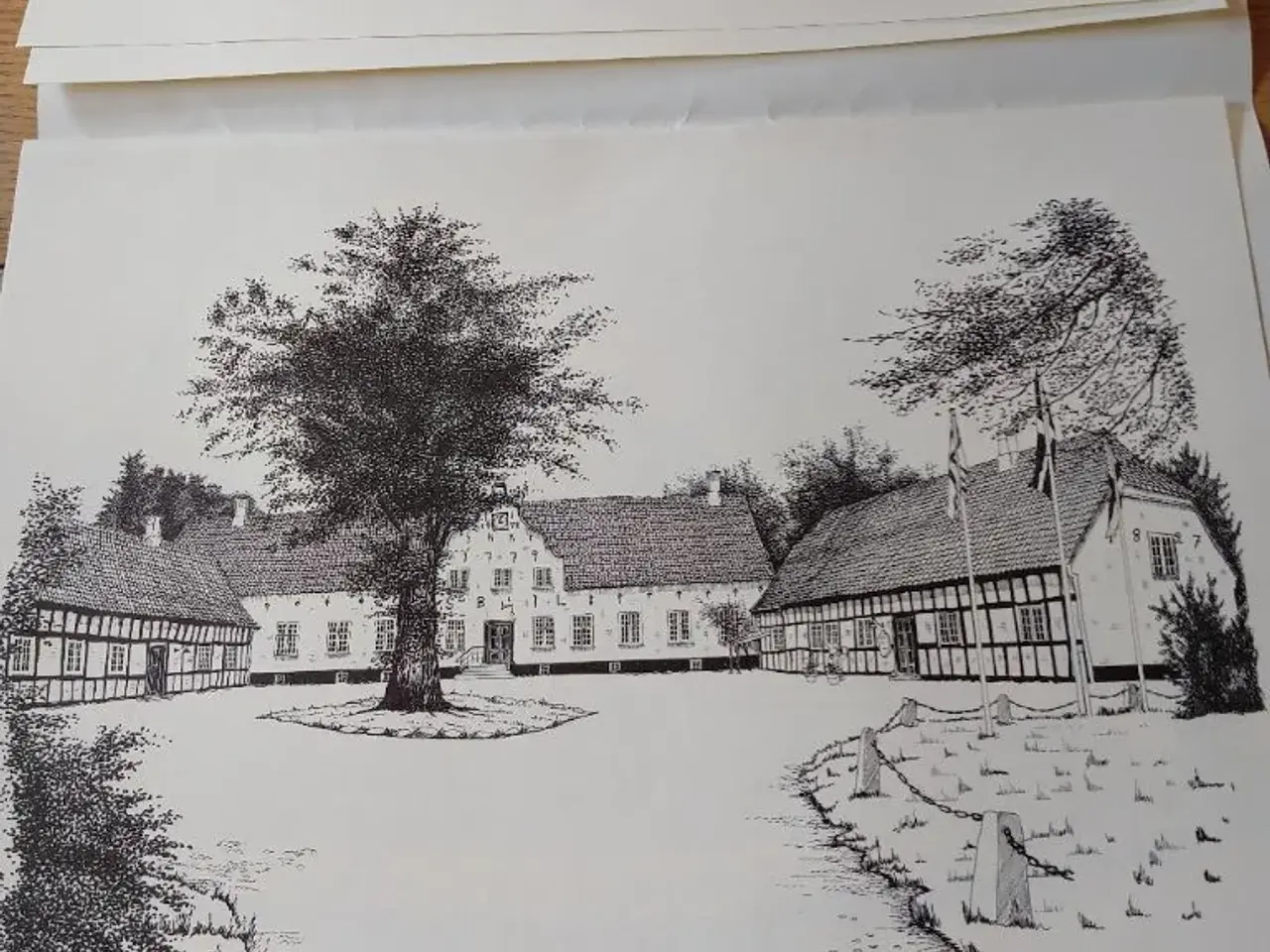 Billede 4 - 6 tegninger fra Brønderslev og omegn
