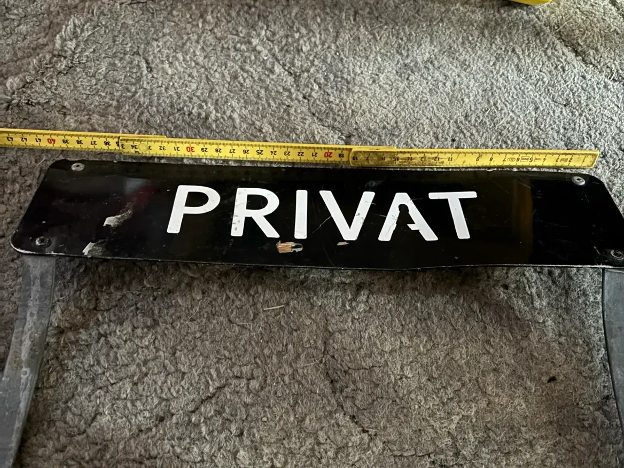 Billede 8 - Privat skilt i metal 