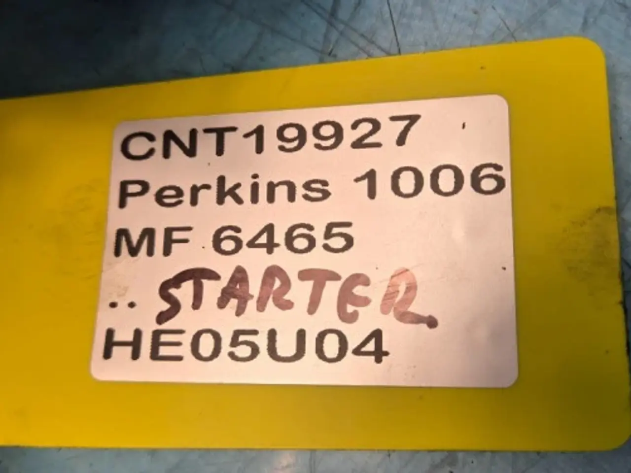 Billede 8 - Perkins 1006 Starter
