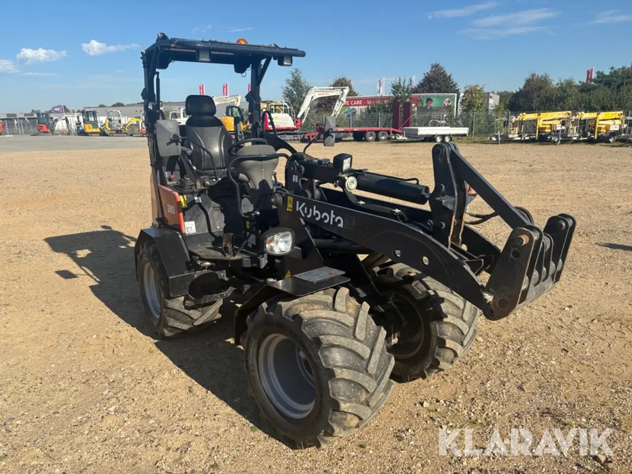 Billede 7 - Minilæsser Kubota RT280 med tilbehør