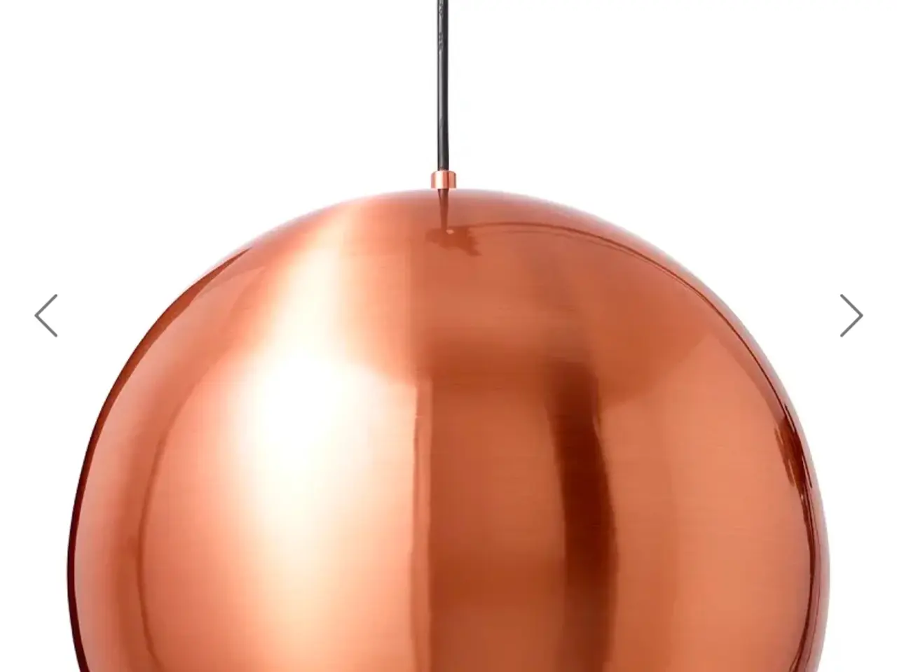 Billede 1 - Kobber pendel lampe