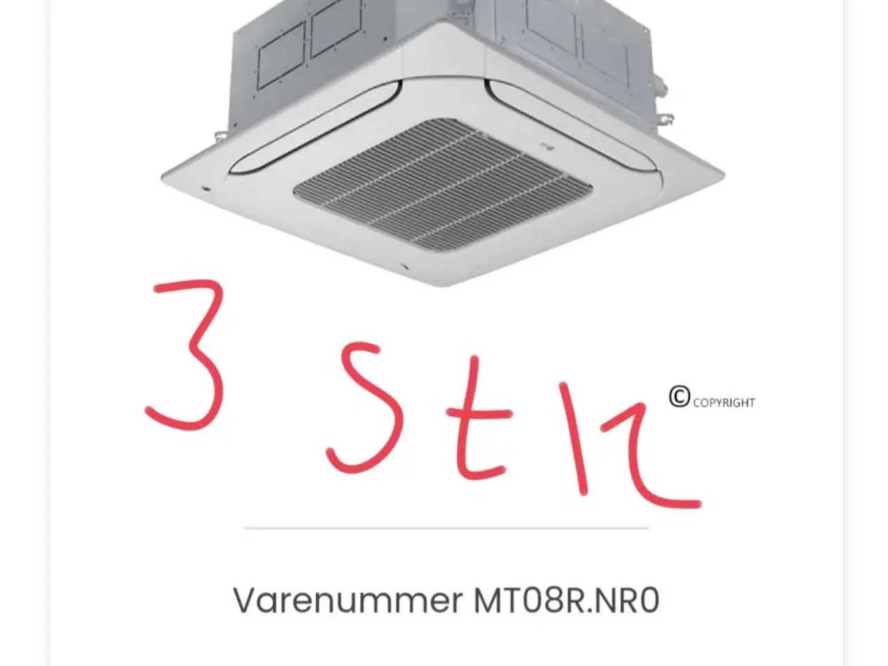 Billede 5 - Varmepumpe anlæg luft til luft Model LG. Mu4R27u4