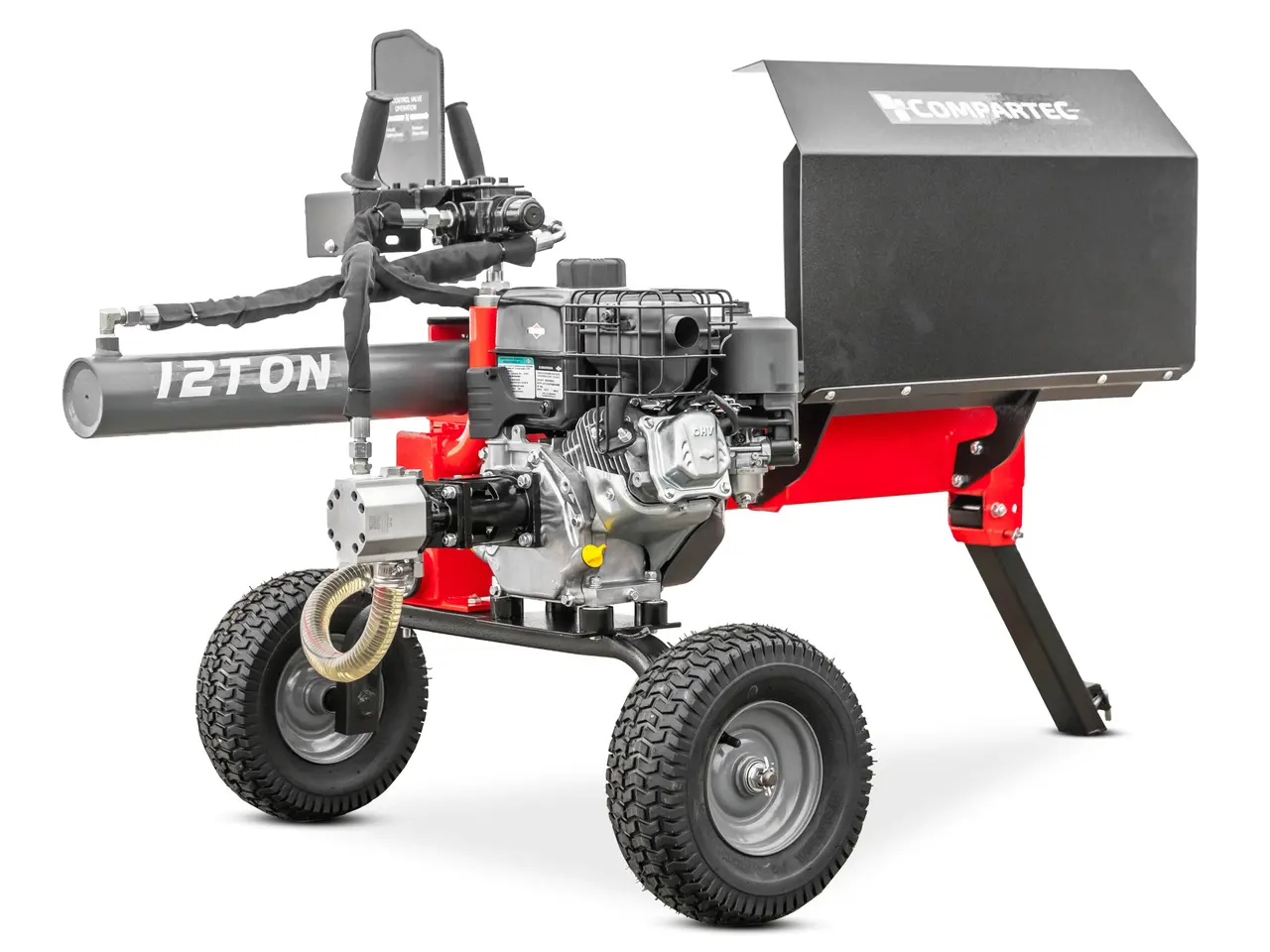 Billede 1 - WoodMaster CWM12B – 12 ton benzin brændekløver (vandret)