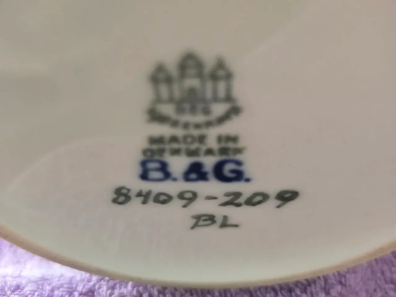 Billede 2 - Bordlampe fra B & G til el