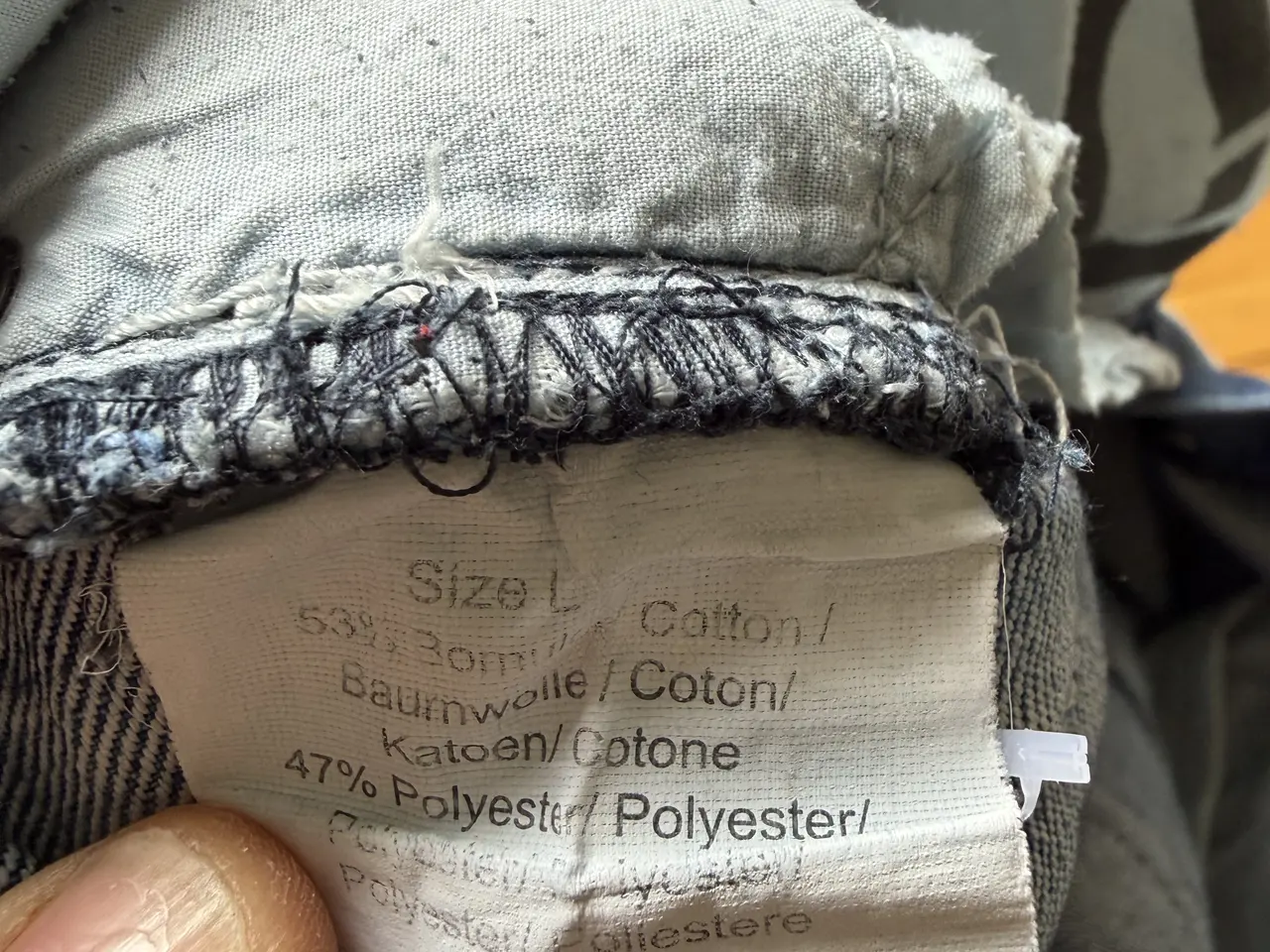 Billede 2 - Herre Solid Denim Shorts i størrelse L.