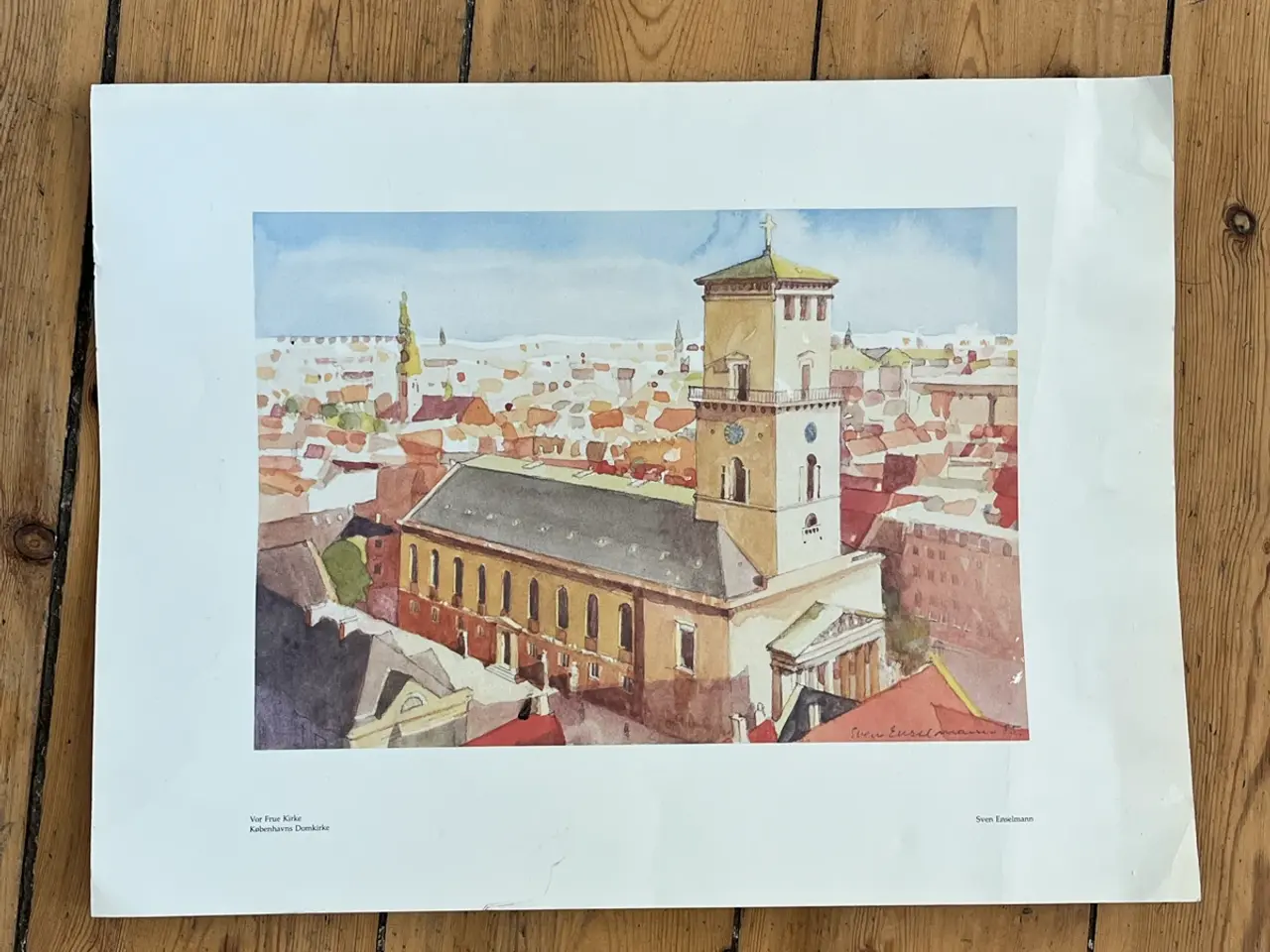 Billede 1 - Vor Fru Kirke plakat