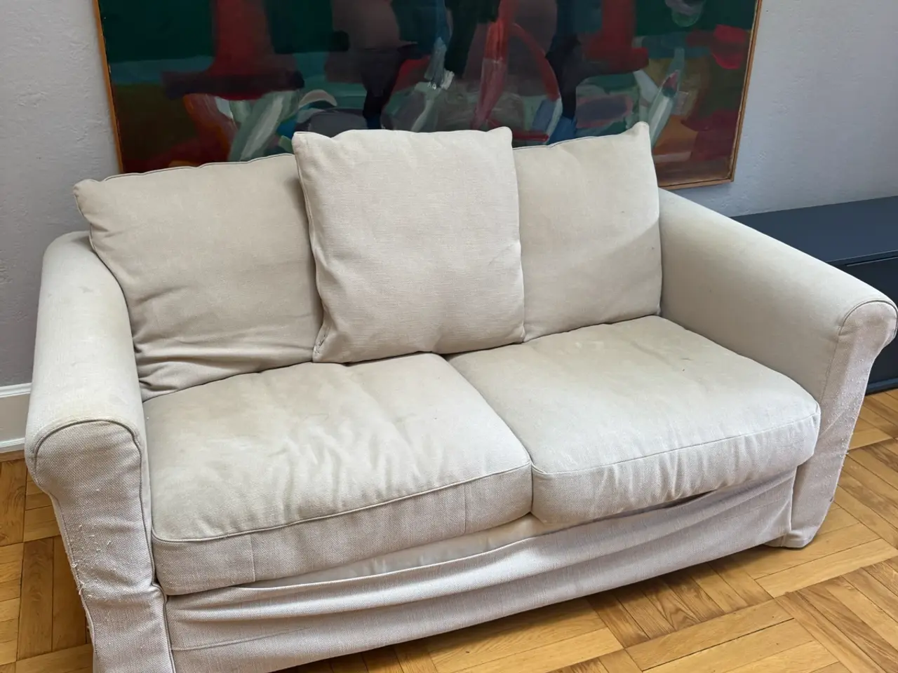 Billede 1 - Brugt sofa gives bort