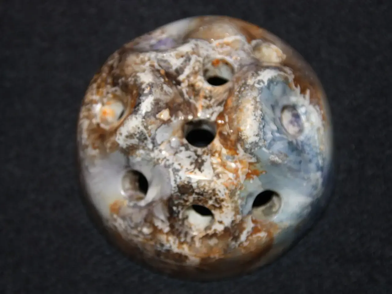 Billede 5 - Arabia lustre vase og " flower frog "